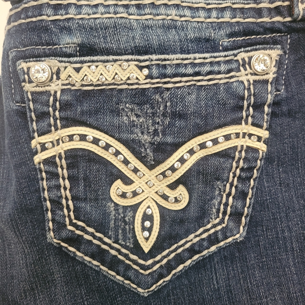 Rock Revival Durk Wash Easy Boot Irene Jeans Size 29 - Picture 6 of 15